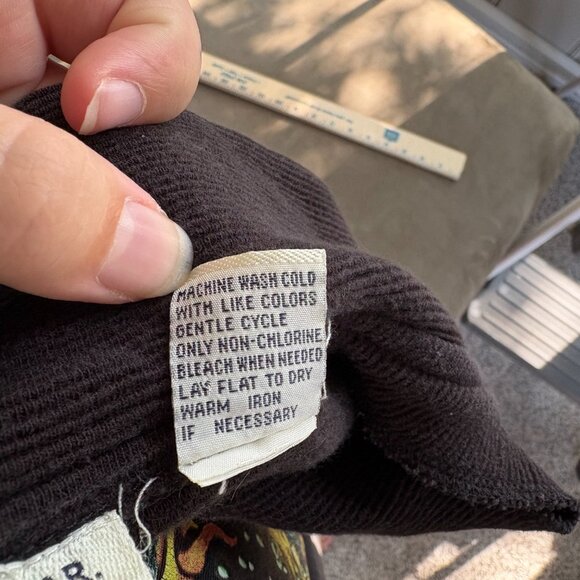 Ann Taylor Loft Womens Black 1/4 Zip Cotton Cropped Large Pull Over Sweater - Picture 8 of 10